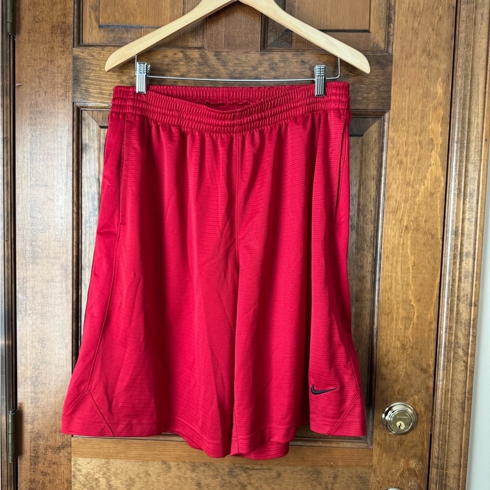 Nike Red Basketball Shorts Large